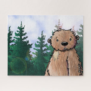 KiniArt Summer Bigfoot Jigsaw Puzzle