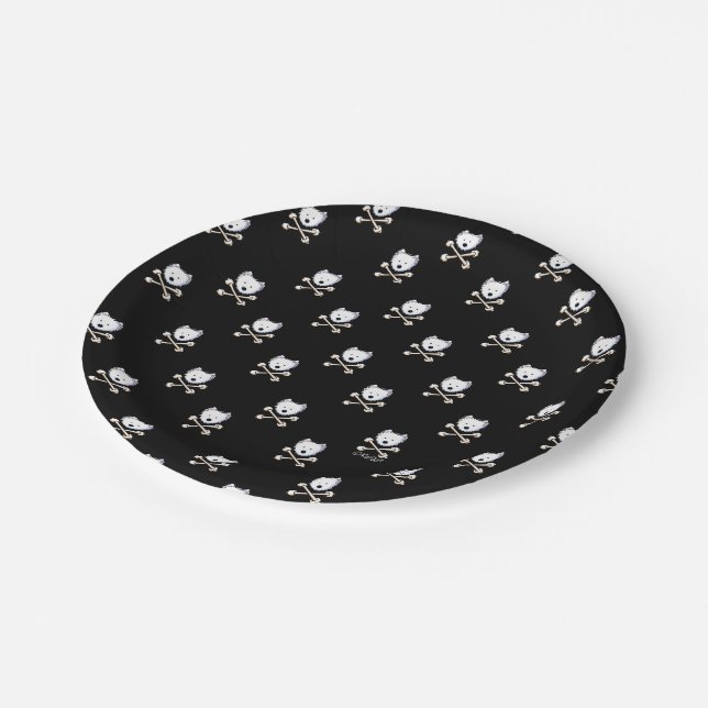 KiniArt Torrid Westie Paper Plates (Angled)