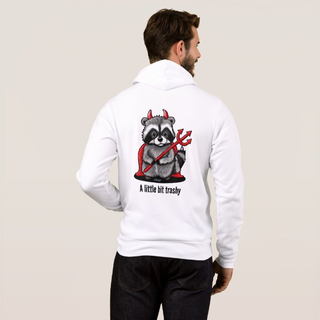 KiniArt Trash Panda Racoon Hoodie (Back Full)