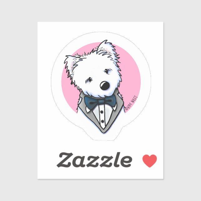KiniArt Tuxedo Westie (Sheet)