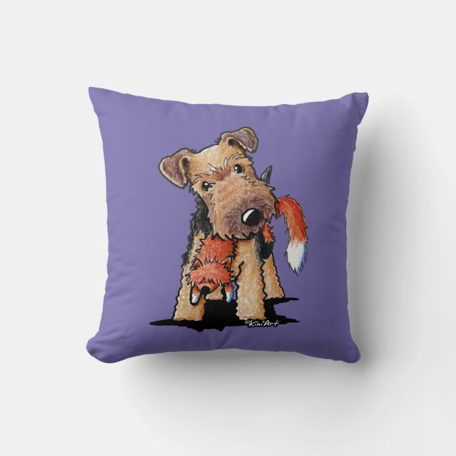 KiniArt Welsh Terrier Cushion (Front)