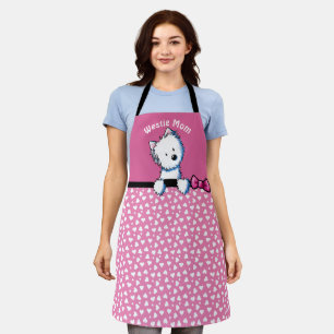 KiniArt Westie All-Over Print Apron