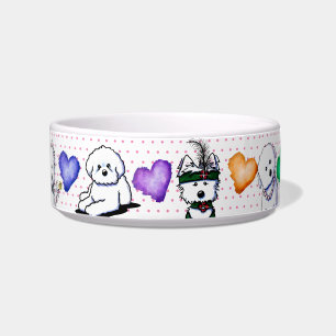 KiniArt Westie and Bichon Bowl