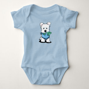 KiniArt Westie Bestie Baby Bodysuit