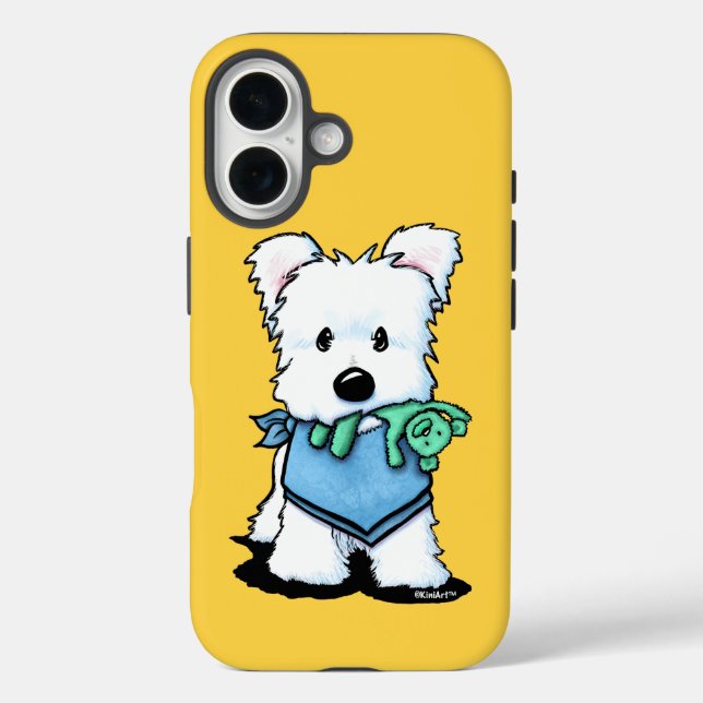 KiniArt Westie Bestie Case-Mate iPhone Case (Back)