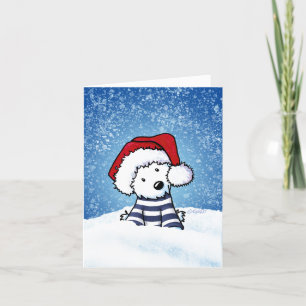 KiniArt Westie Christmas Card