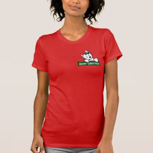 KiniArt Westie Christmas Pocket T-Shirt