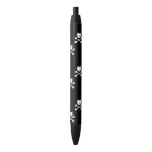 KiniArt Westie Crossbones Black Ink Pen