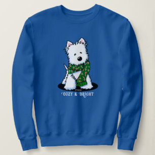 KiniArt Westie Dog Christmas Sweatshirt