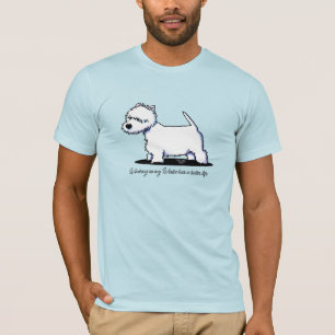 KiniArt Westie Dog Parent T-Shirt