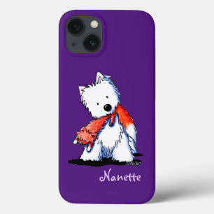 KiniArt Westie Fox Lover iPhone 13 Case