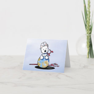 KiniArt Westie Greeting Card