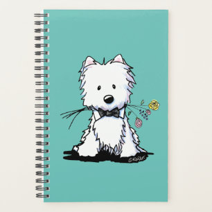 KiniArt Westie Little Romeo Planner