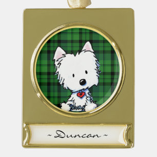 KiniArt Westie Personalised Ornament