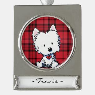 KiniArt Westie Personalised Ornament