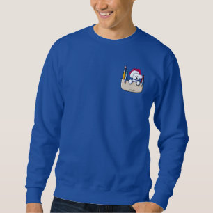 KiniArt Westie Pocket Guard Christmas Sweatshirt