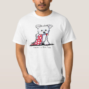 KiniArt Westie Puppy T-Shirt