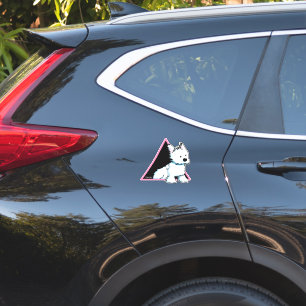 KiniArt Westie Ride Sticker