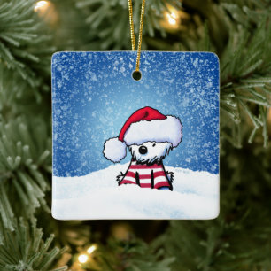KiniArt™ Westie Terrier Ceramic Ornament