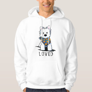 KiniArt Westie Terrier LOVED T-Shirt Hoodie