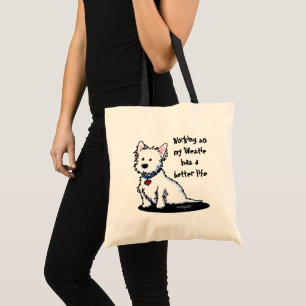 KiniArt Westie  Tote Bag