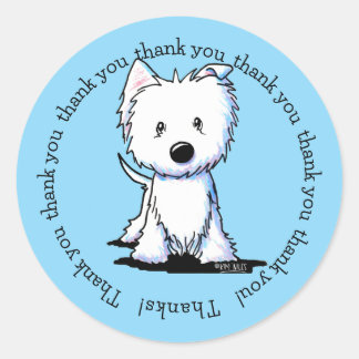 KiniArt Westie TY Stickers