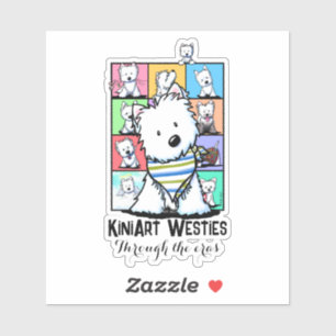 KiniArt Westies Eras Custom-Cut Vinyl Sticker
