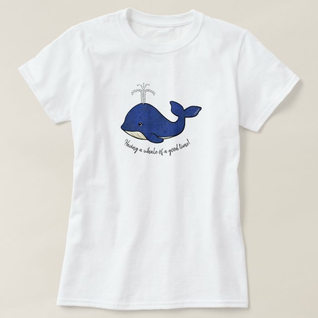 KiniArt Whale T-Shirt (Design Front)