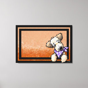 KiniArt Wheaten Terrier Puppy Canvas Print
