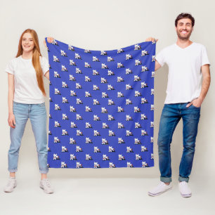 KiniArt Wheels Westie Fleece Blanket