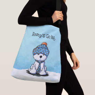 KiniArt Winter Maltipoo Crossbody Bag