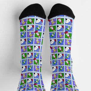 KiniArt Winter Westies Socks