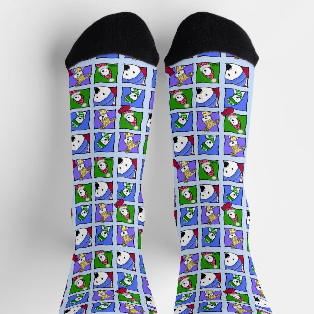 KiniArt Winter Westies Socks (Top)