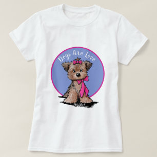 KiniArt Yorkie Mix T-Shirt