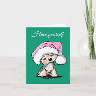 KiniArt Yorkie Terrier Dog Christmas Cards