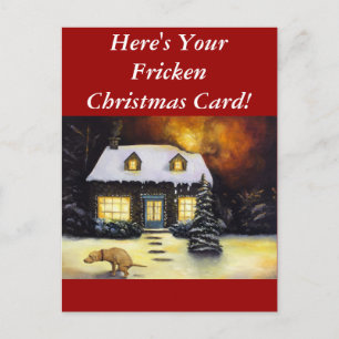 Kinkades Nightmare Holiday Postcard