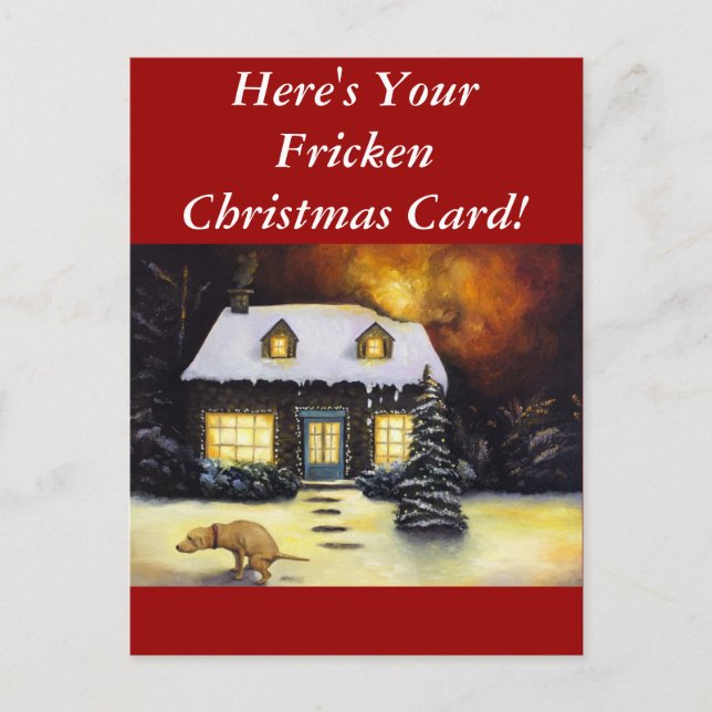 Kinkades Nightmare Holiday Postcard (Front)