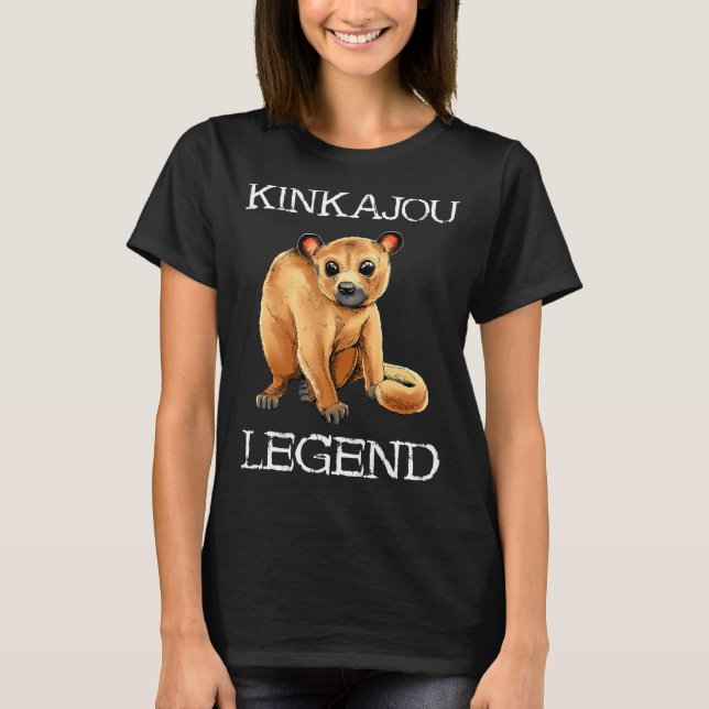 Kinkajou Legend Honey Bear Night Walker Prehensile T-Shirt (Front)