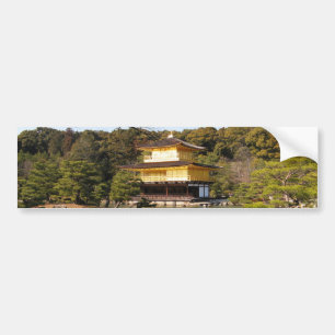 Kinkaku-ji 金閣寺 Temple of the Golden Pavilion Bumper Sticker
