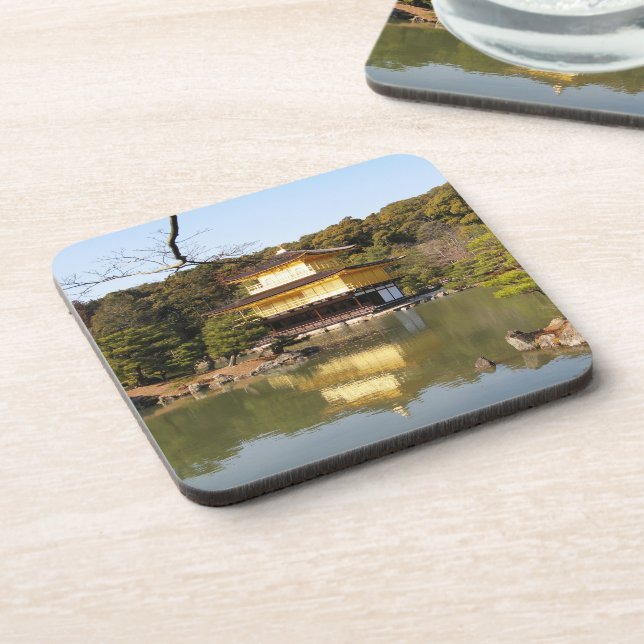Kinkaku-ji 金閣寺 Temple of the Golden Pavilion Coaster (Left Side)
