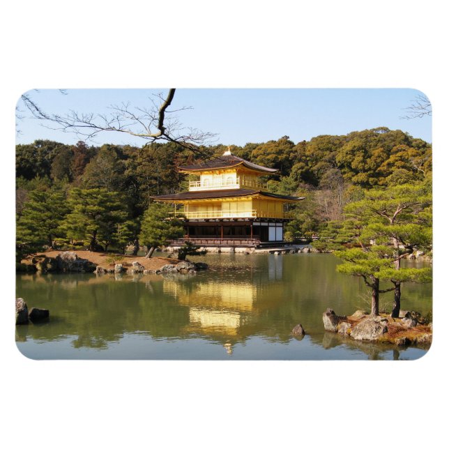 Kinkaku-ji 金閣寺 Temple of the Golden Pavilion Magnet (Horizontal)