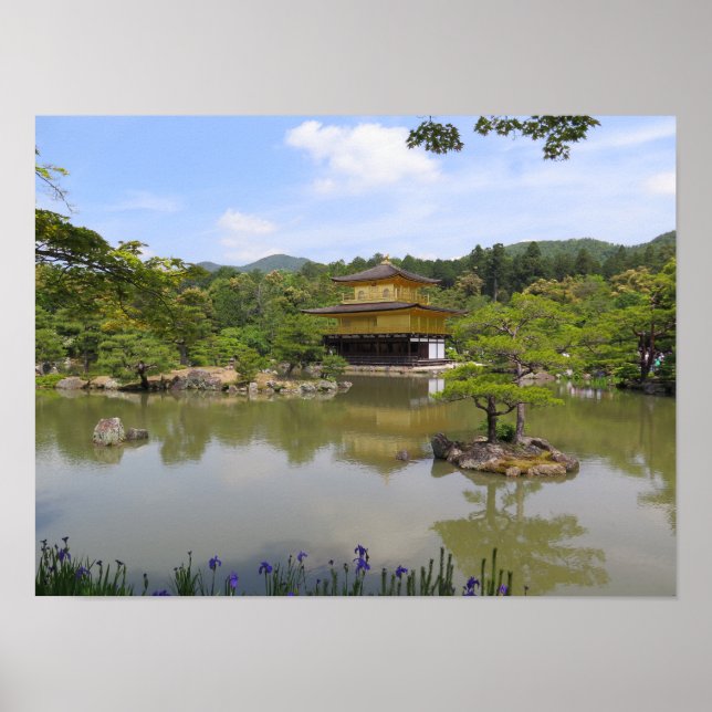 Kinkaku-ji Golden Pavillion Kyoto Japan Poster (Front)