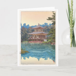 Kinkaku-ji, Hiroshi Yoshida, Woodcut Card