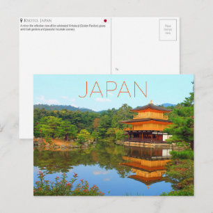 Kinkaku-Ji, Kyoto, Japan Travel Postcard