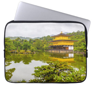 Kinkaku-ji Or Golden Pavilion And Pond, Kyoto Laptop Sleeve