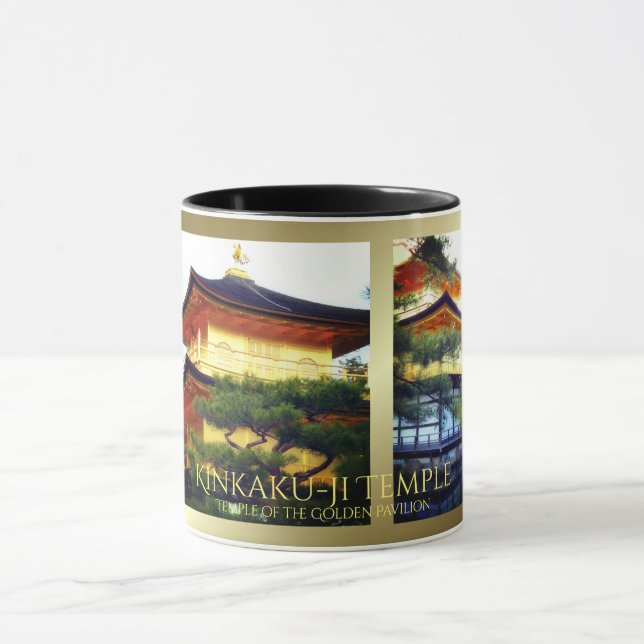 Kinkaku-ji Temple("Temple of the Golden Pavilion") Mug (Center)