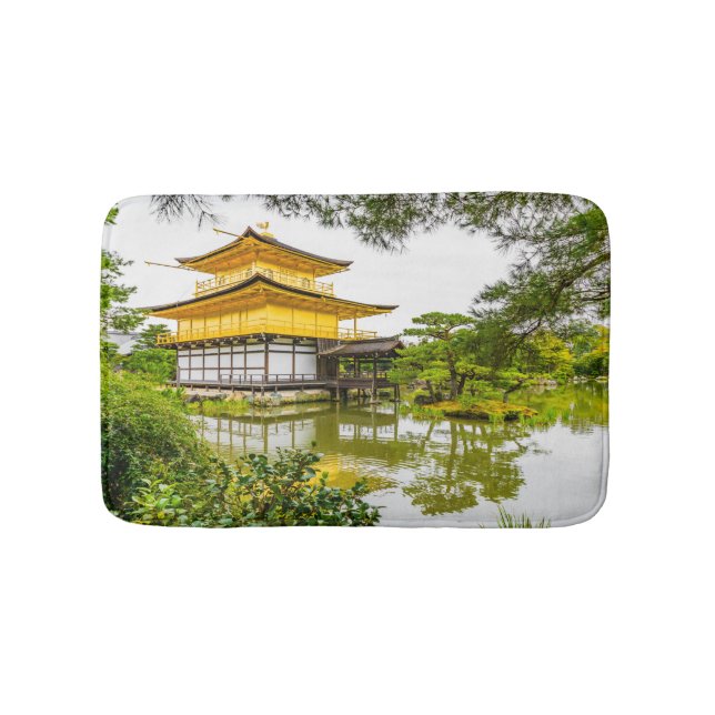 Kinkaku-ji, the golden pavilion, Kyoto Bath Mat (Front)