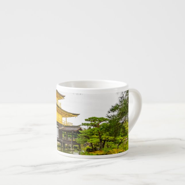 Kinkaku-ji, the golden pavilion, Kyoto Espresso Cup (Front Right)