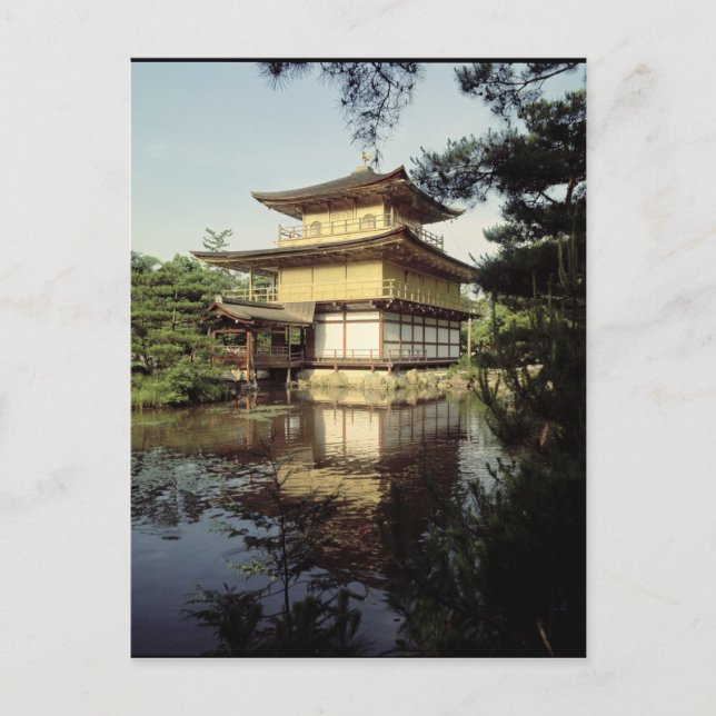 Kinkaku temple dedicated to the memory postcard (Front)