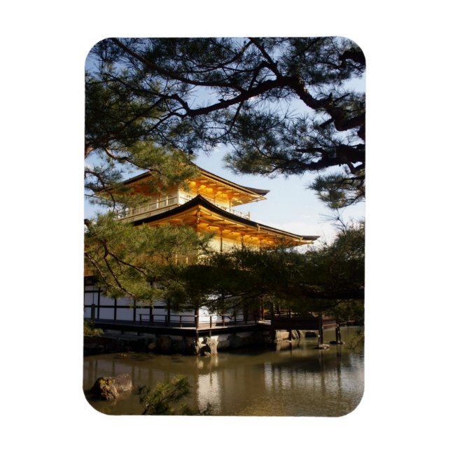 Kinkakuji (The Golden Pavilion) Magnet (Vertical)